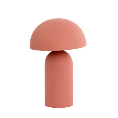 Tolima Matt Coral/Pink Metal Table Lamp 48cm