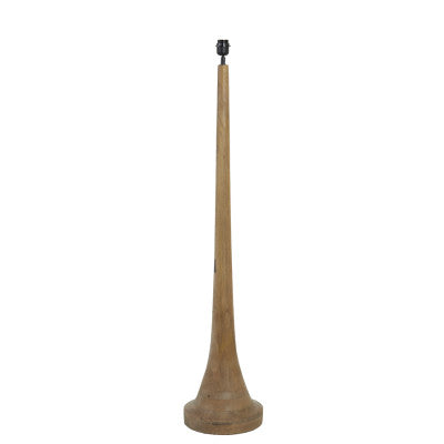 Jovany Matt Brown Wood Floor Lamp Base