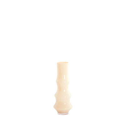 Fiorenza Cream Glass Vase 40cm