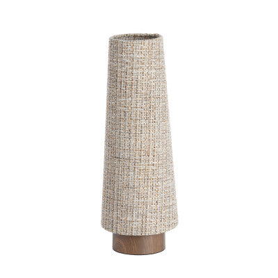 Howie Two Tone Brown Wood Effect Table Lamp 52.5cm