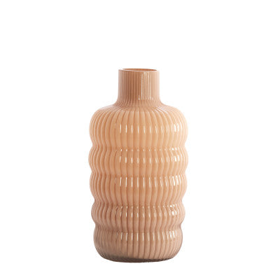 Lunette Caramel Glass Vase
