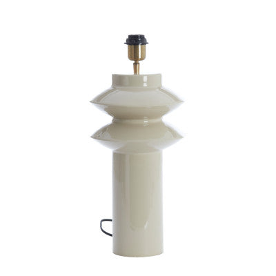 Petch Gloss Light Grey Metal Table Lamp Base 40cm