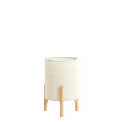 Litto Natural & White Linen Table Lamp 33cm