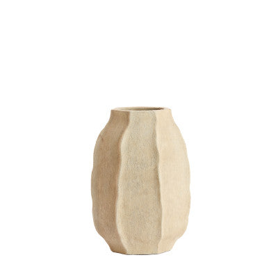 Saphira Matt Sand Vase 42cm