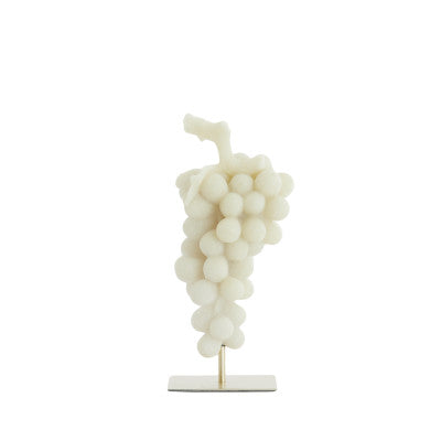 Grape Cream & Antique Bronze Ornament on Stand 30.5cm