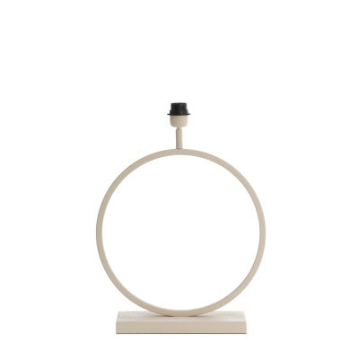 Liva Cream Metal Table Lamp Base 53cm