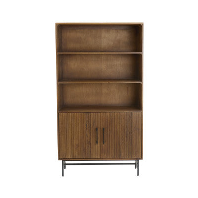 Dubaku Dark Brown Wood Display Unit