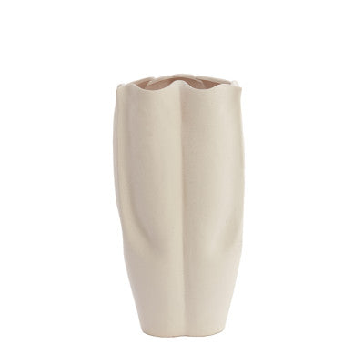 Sanguli Cream Ceramic Vase 56cm