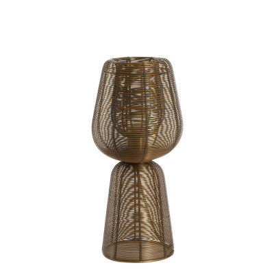 Aboso Antique Bronze Metal Table Lamp 42cm