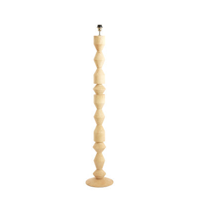 Edie Matt Natural Wood Floor Lamp Base
