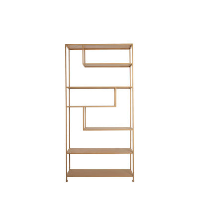 Ylaya Beige Metal Open Display Unit