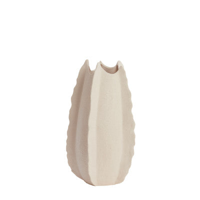 Kelapa Cream Ceramic Vase 53cm