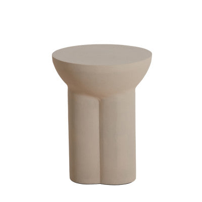 Polinna Matt Sand Side Table