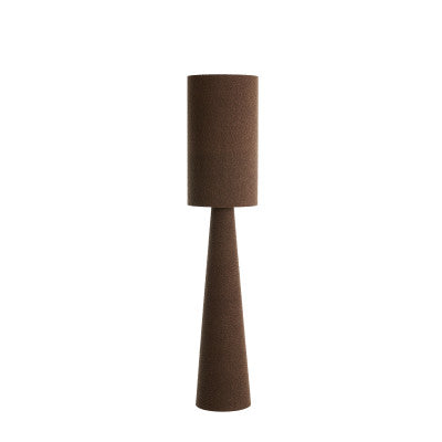 Micky Brown Bouclé Floor Lamp