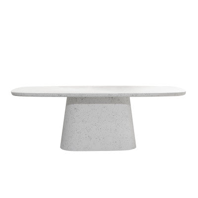 Hamura White Terrazzo Dining Table 220cm