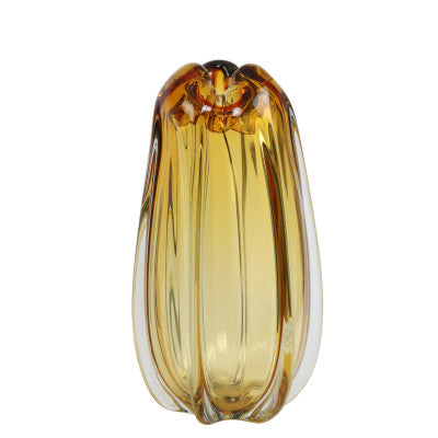 Murela Amber Glass Vase 38cm