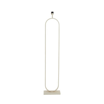 Jamiri Cream Metal Floor Lamp Base