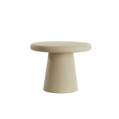 Kulona Beige Wood Round Coffee Table 60cm