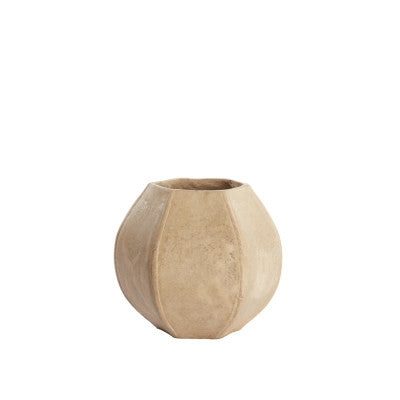 Melis Natural Papier Mâché Decorative Planter 32.5cm