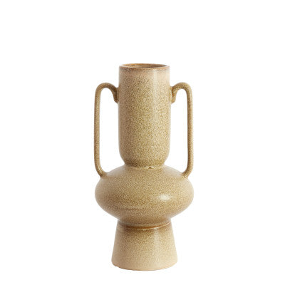 Otaru Olive Green Ceramic Vase
