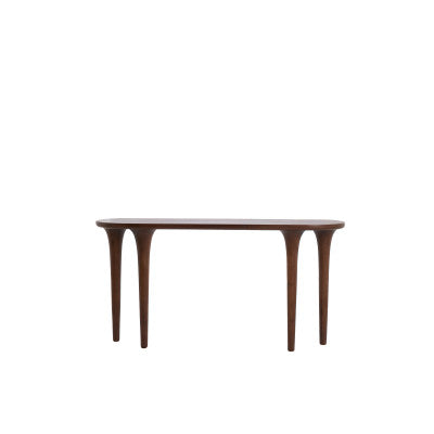 Zali Dark Brown Acacia Wood Console Table