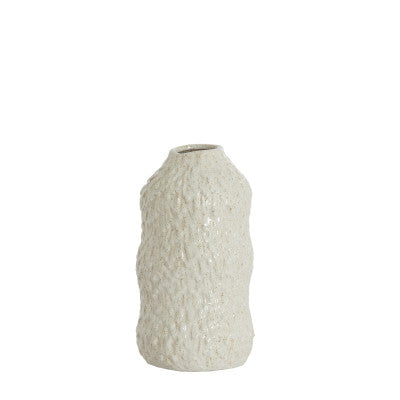 Asola Cream Ceramic Vase 28cm