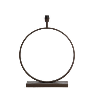 Liva Brown Metal Table Lamp Base 64cm