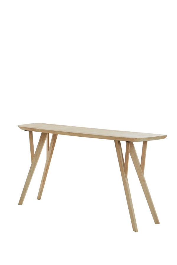 Quenza Natural Mango Wood Console Table