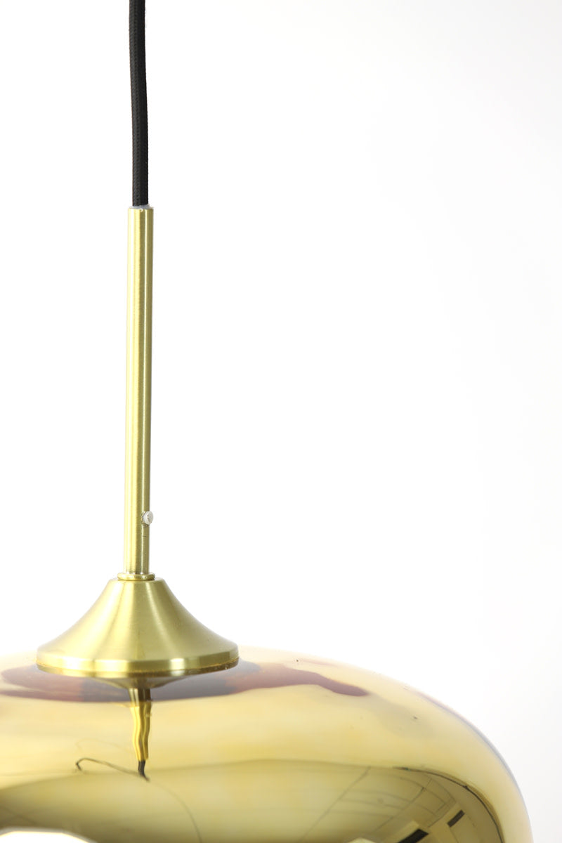 Mayson Gold & Clear Glass Pendant Light 40cm