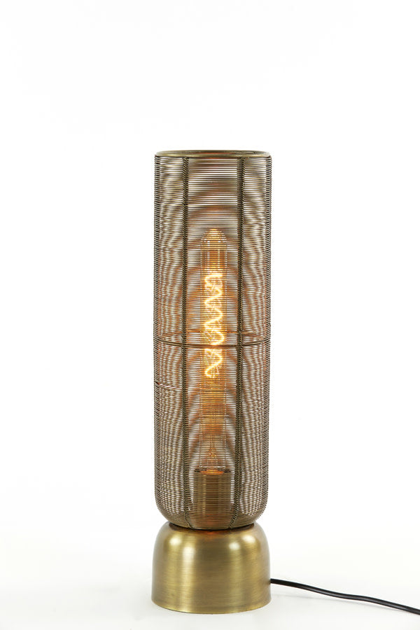 Lezuza Antique Bronze Metal Table Lamp 49.5cm