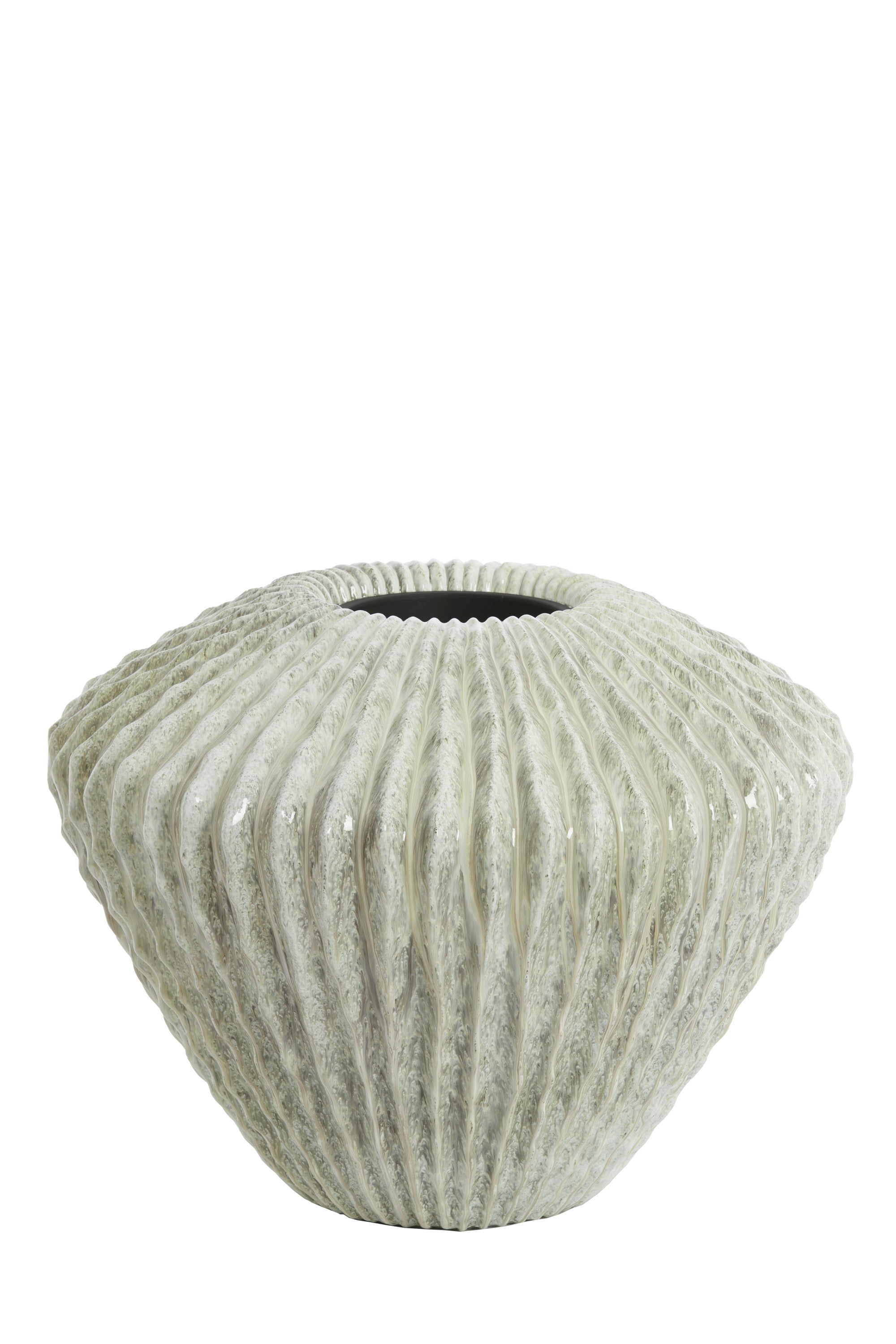 Cacti Gloss Mint Green Decorative Planter 53cm