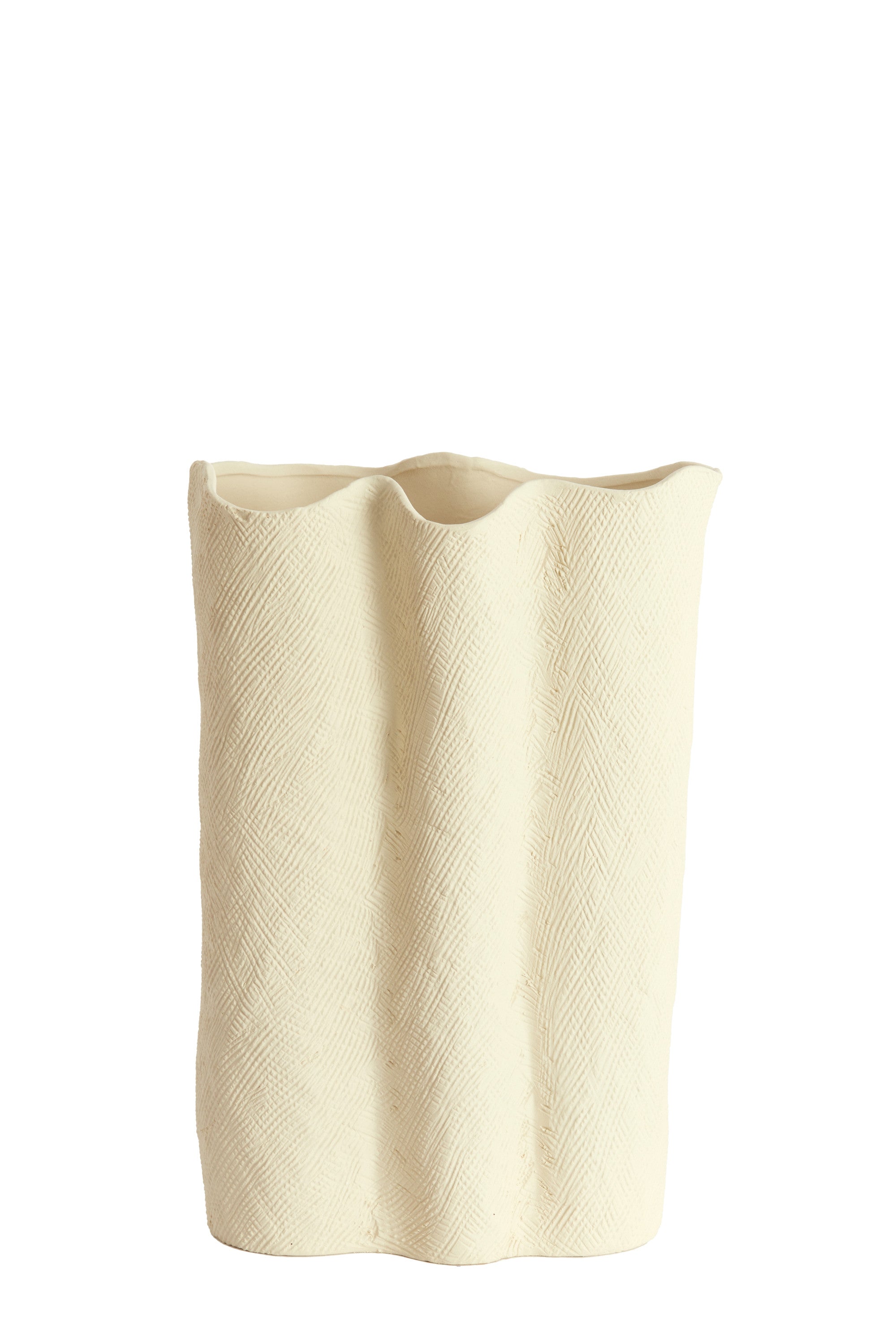 Flovilla Cream Ceramic Vase 40cm