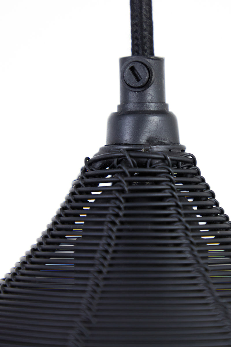 Alvaro Matt Black Metal 5 Light Pendant Light