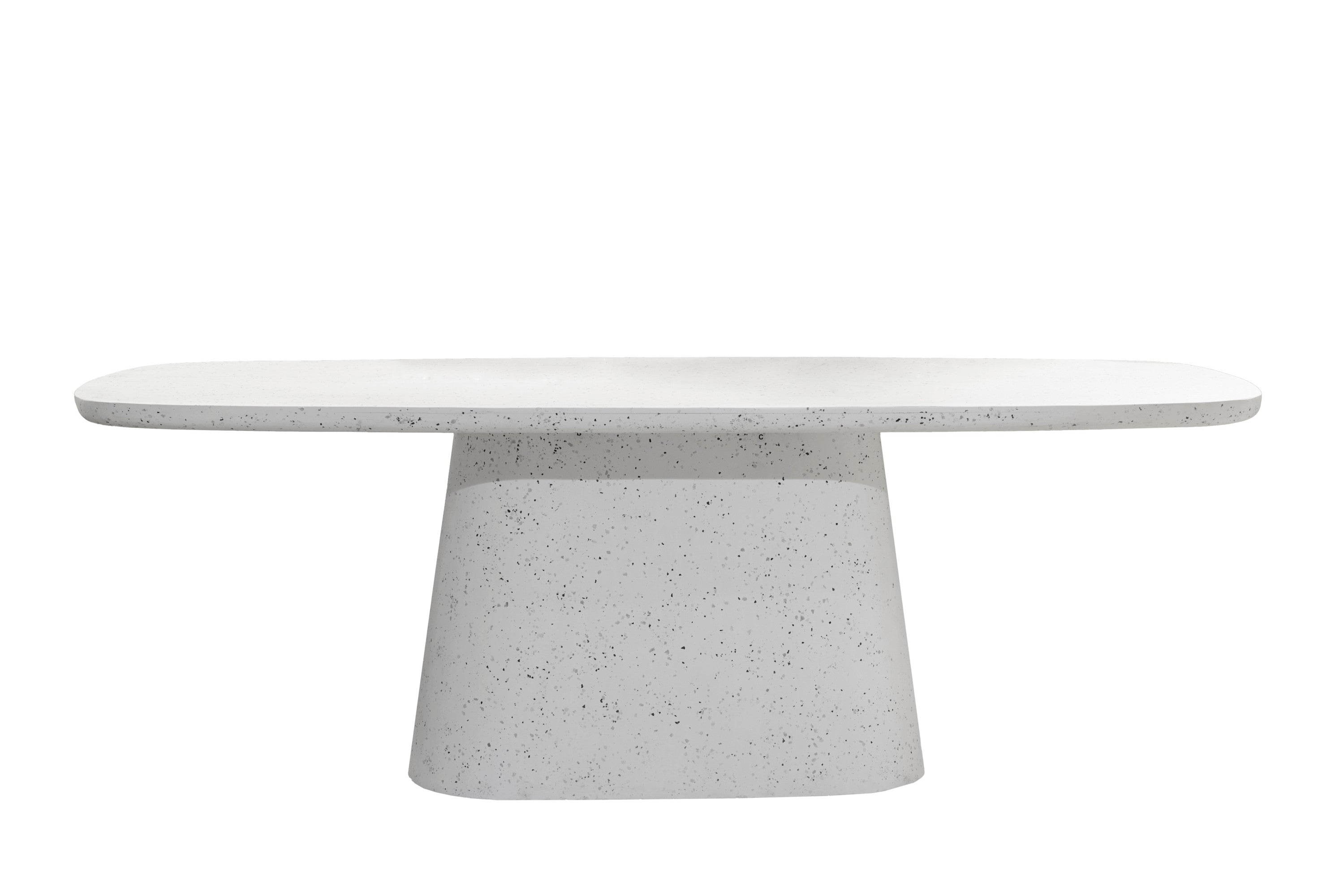 Hamura White Terrazzo Dining Table 220cm