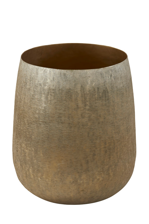 Genoli Gold Metal Decorative Planter