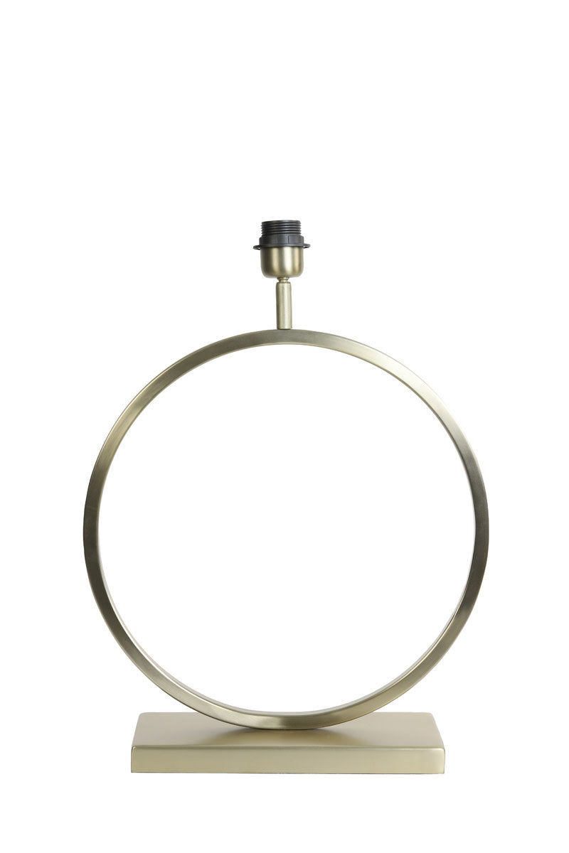 Liva Light Gold Metal Table Lamp Base 52cm
