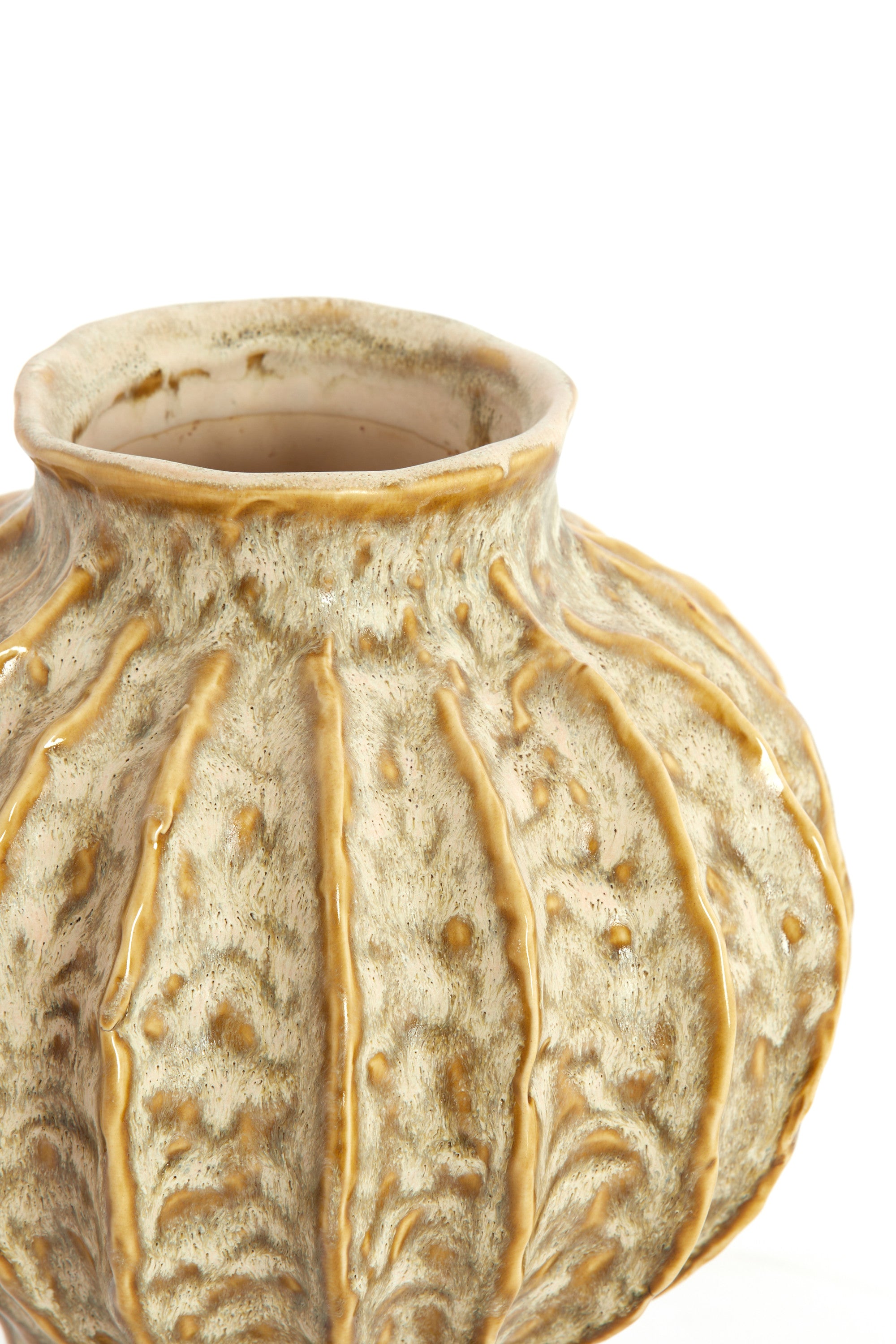 Hakone Olive Green Ceramic Vase