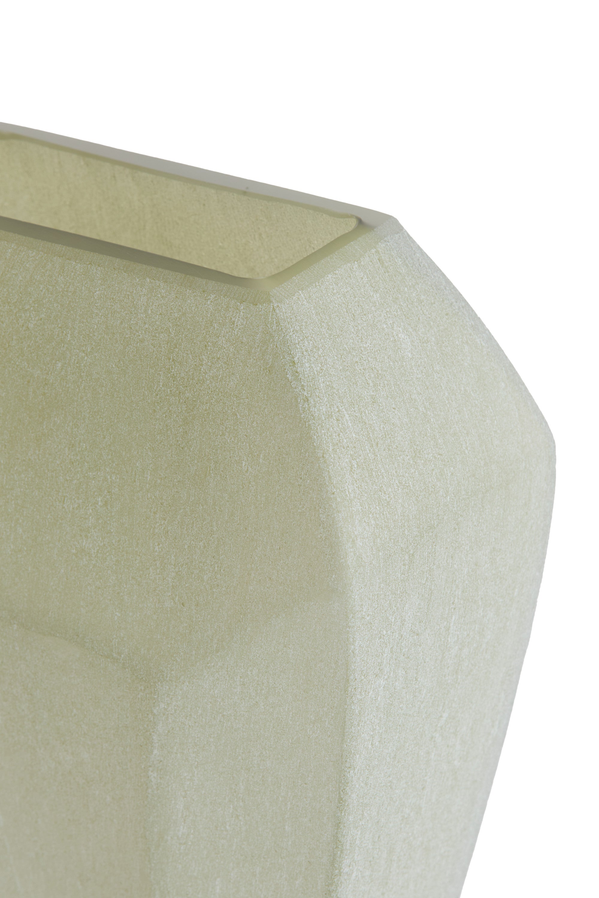 Vionna Olive Green Glass Vase 33.5cm