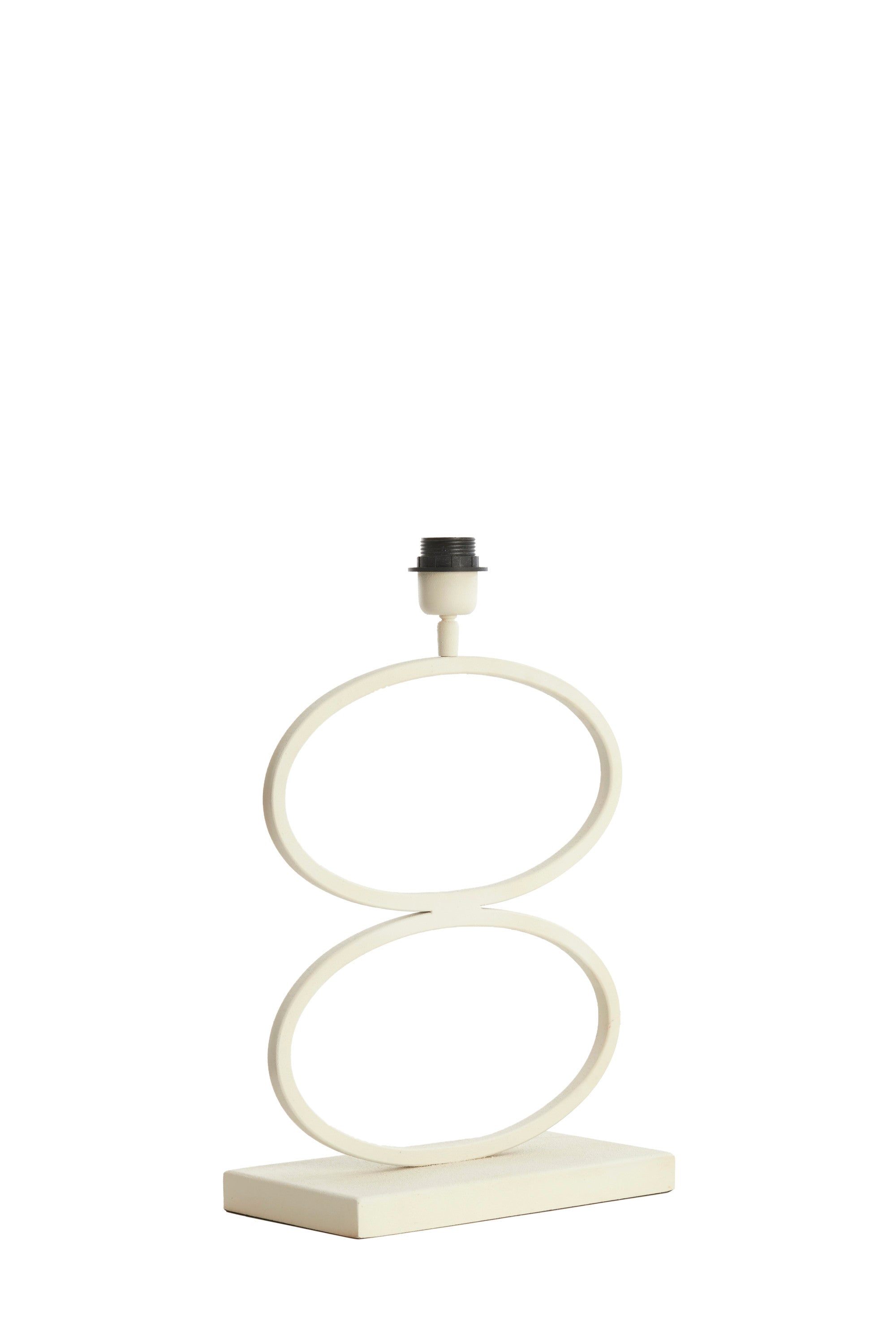 Stelius Cream Metal Table Lamp Base 42cm
