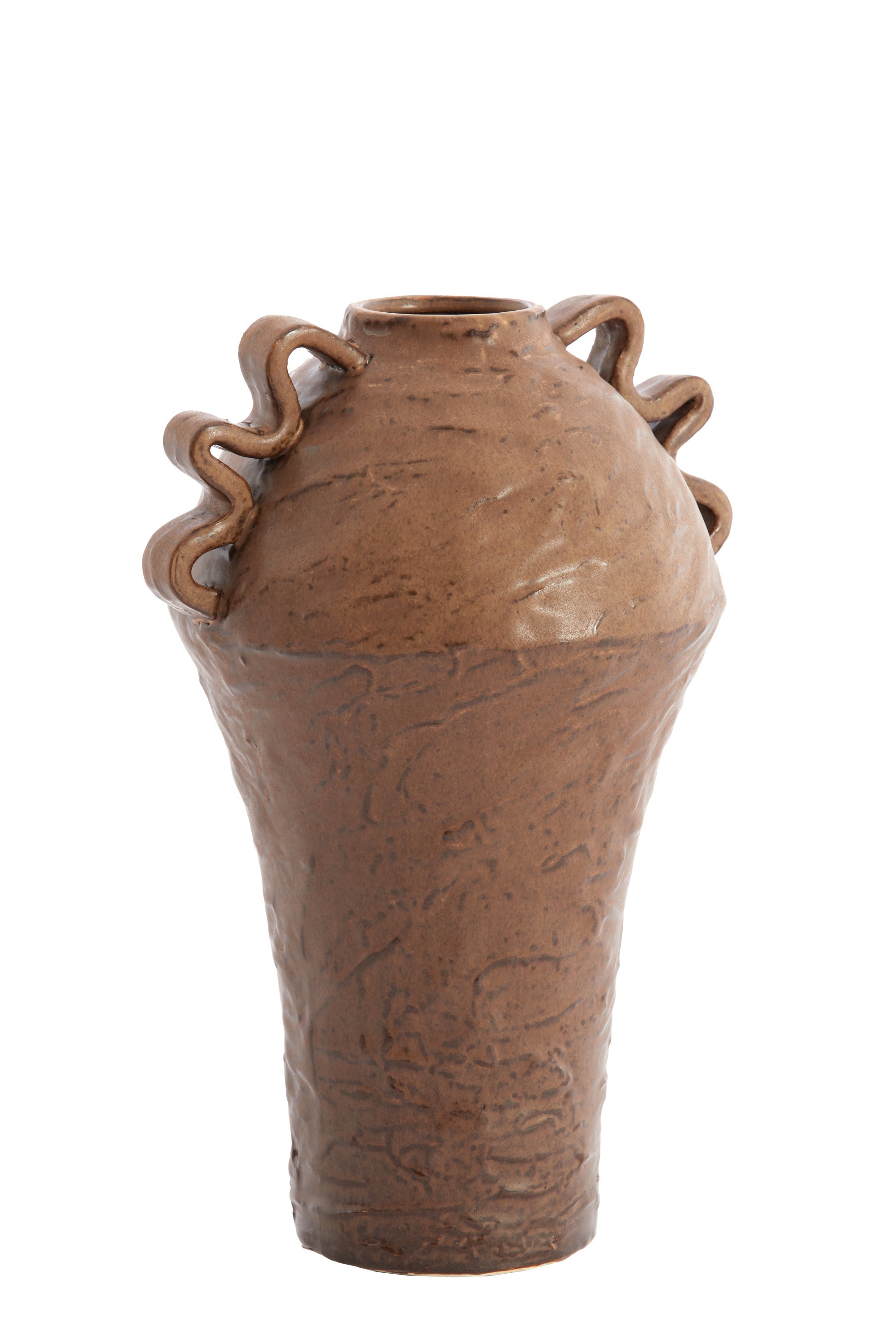Volca Brown Ceramic Vase 35cm