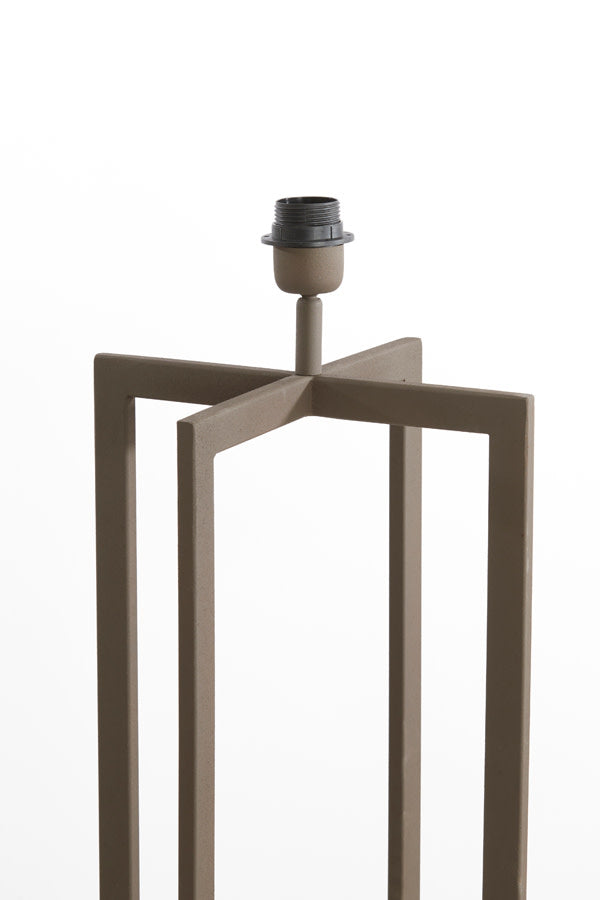 Mace Brown Metal Floor Lamp Base