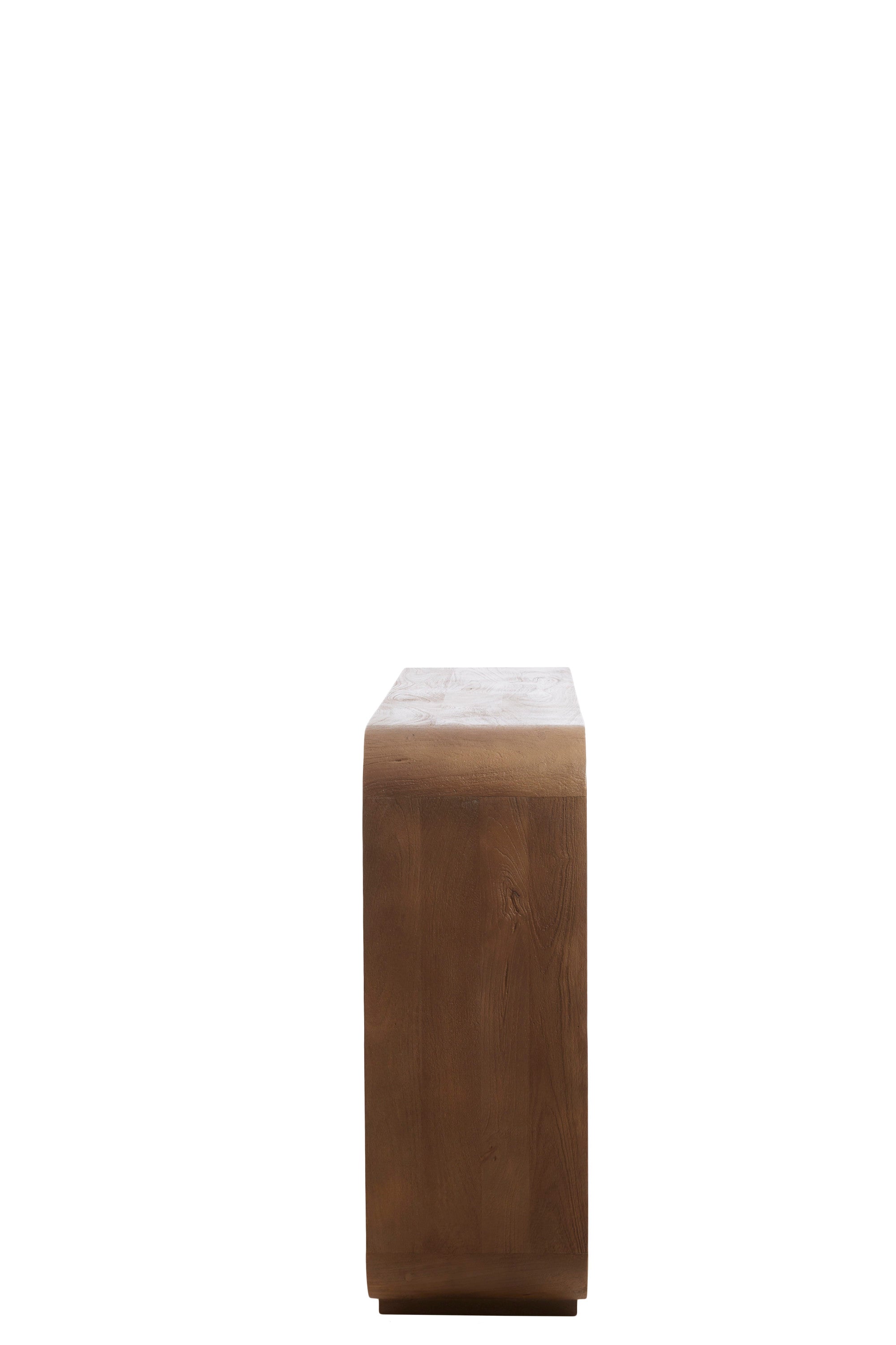 Labare Light Brown Wood Open Display Unit 82cm