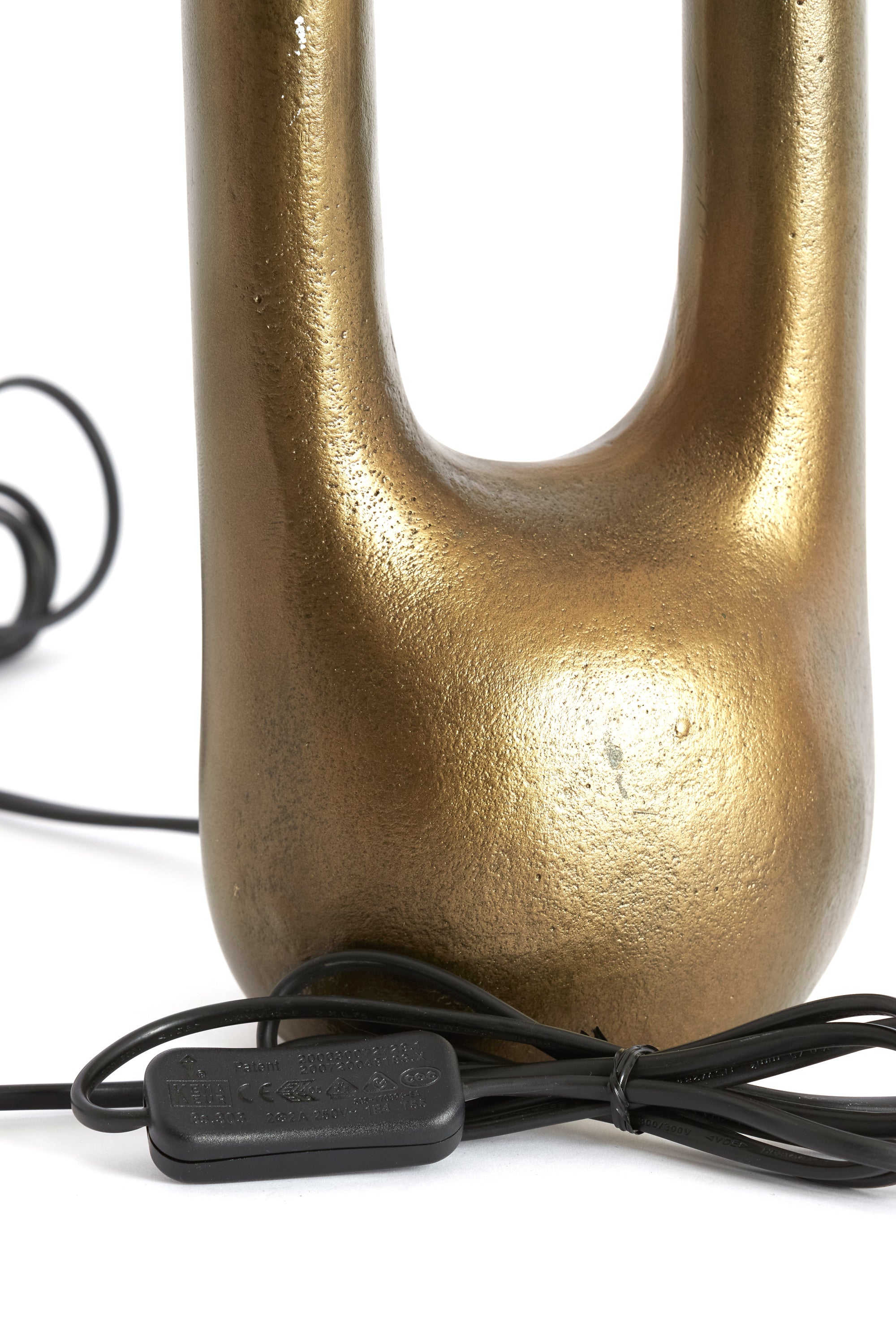 Elric Gold Metal Table Lamp Base