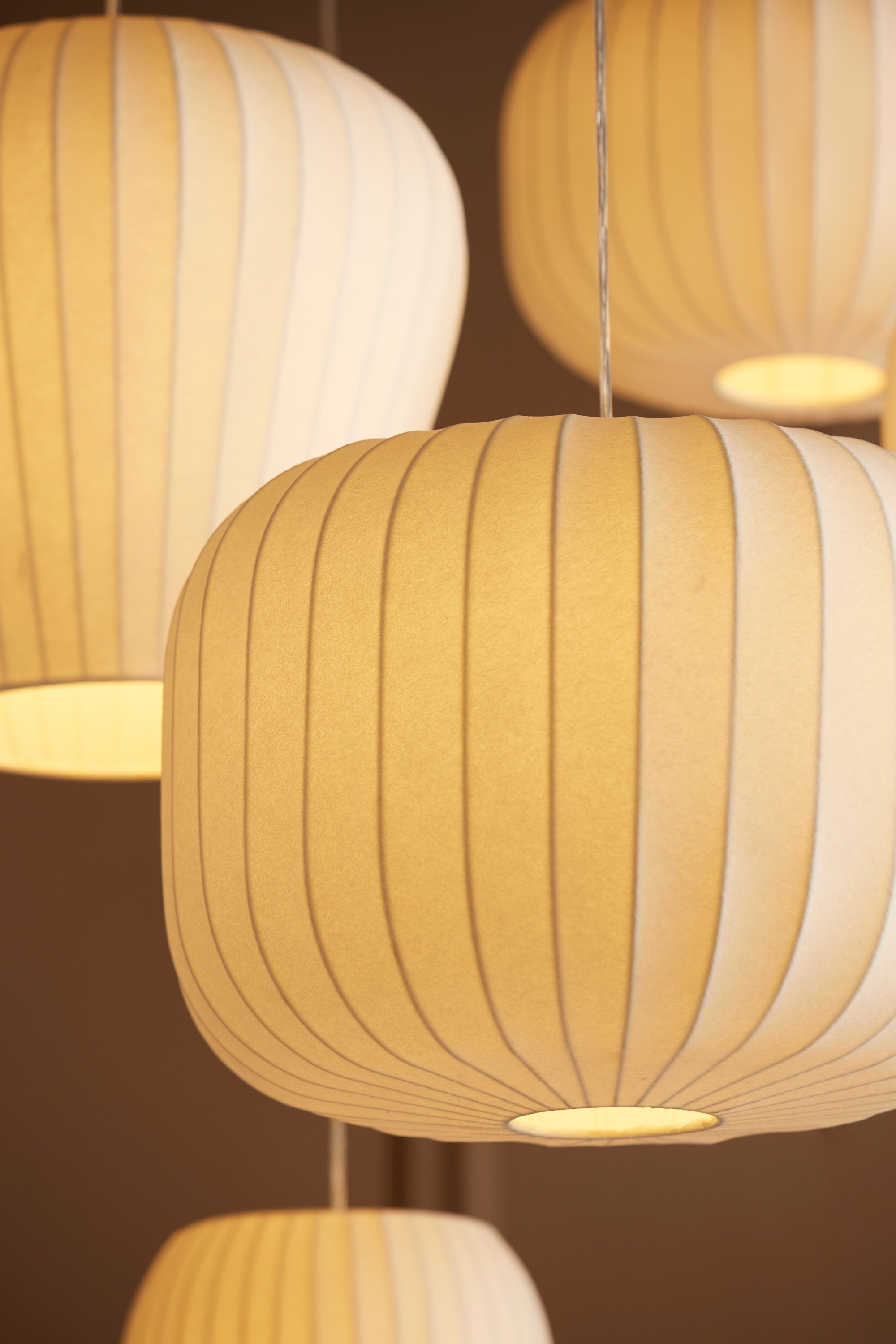 Lexa White Pendant Light 35cm