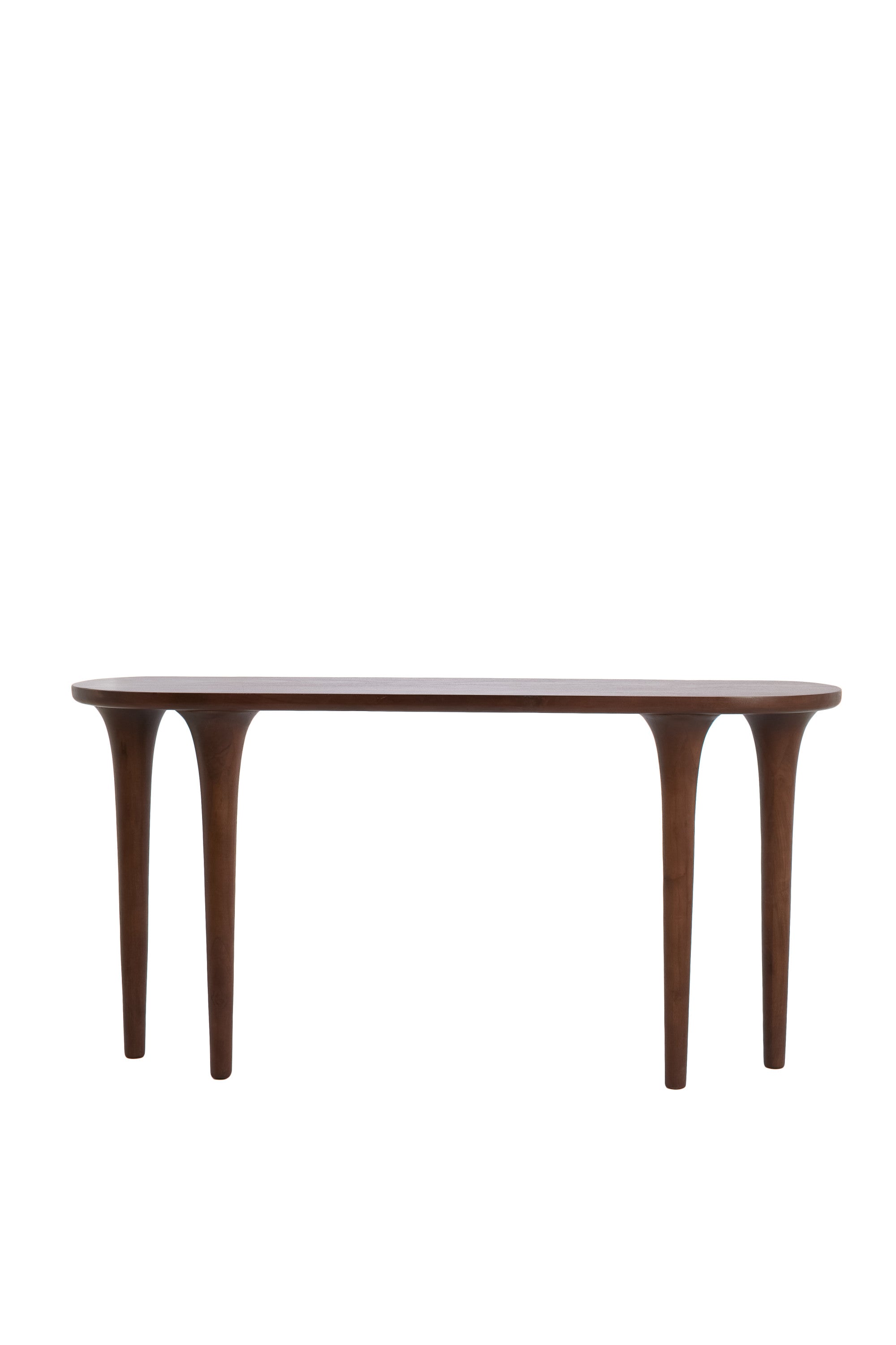 Zali Dark Brown Acacia Wood Console Table