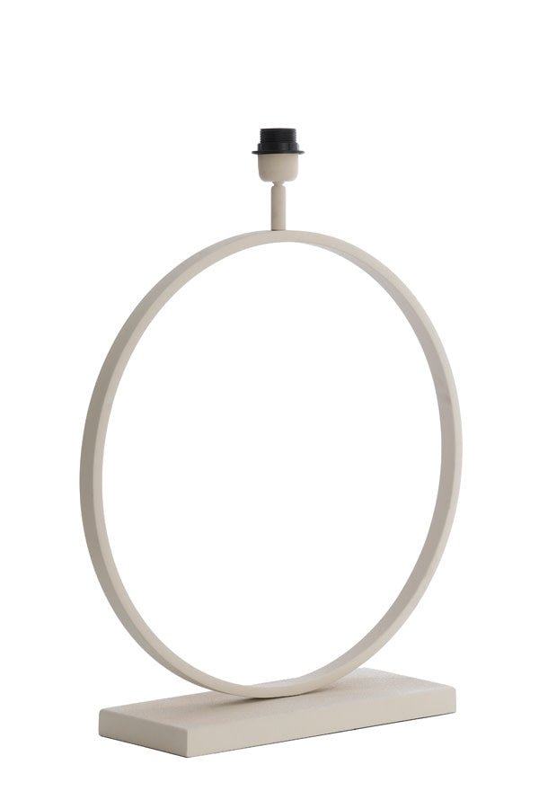 Liva Cream Metal Table Lamp Base 64cm