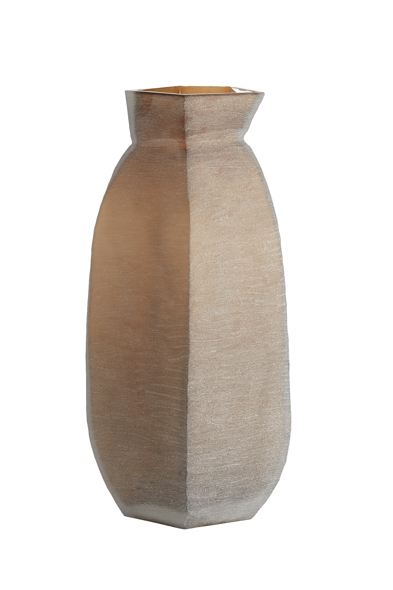 Veliko Dark Brown Glass Vase 50.5cm