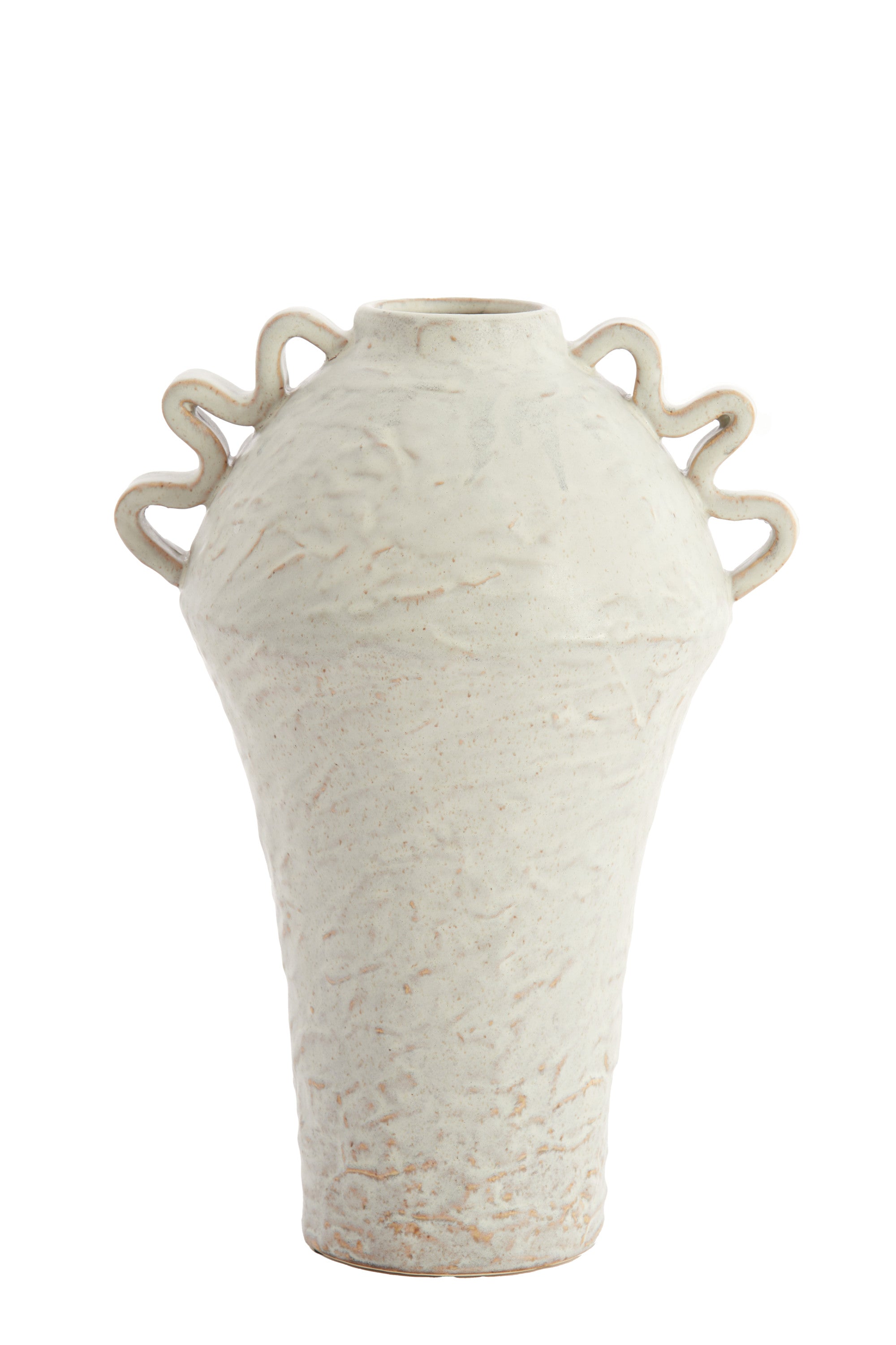 Volca Cream Ceramic Vase 35cm