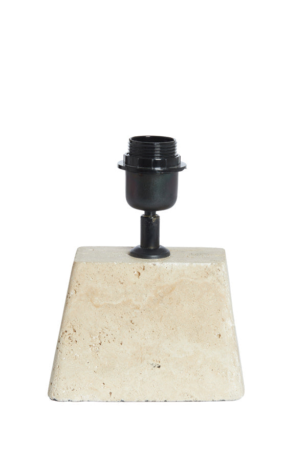 Kardan Sand Travertine Table Lamp Base 21cm