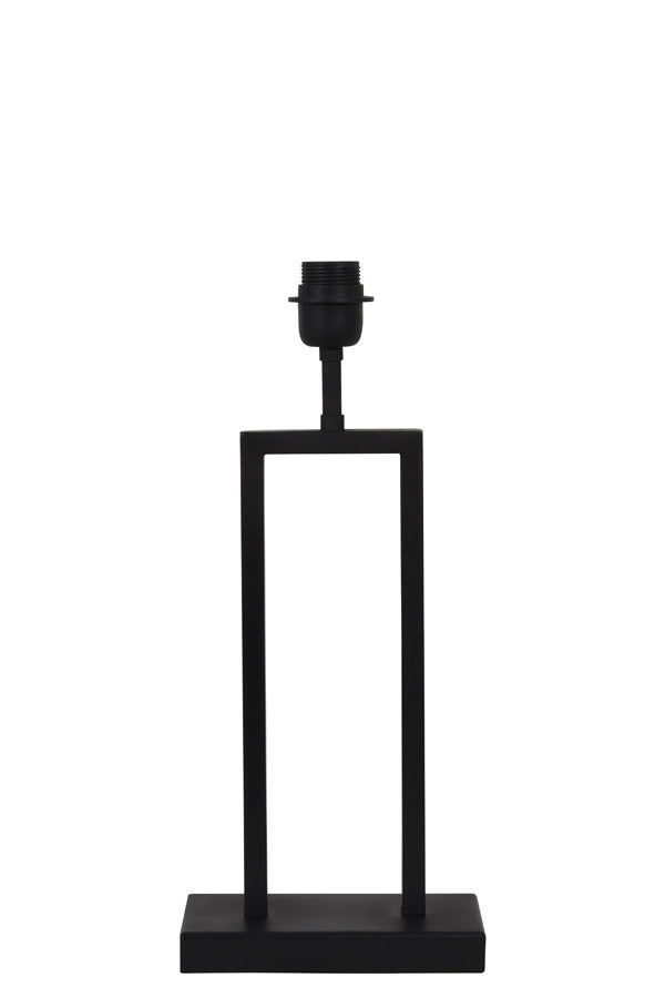 Shiva Matt Black Metal Table Lamp Base 41cm